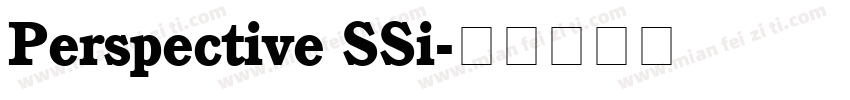 Perspective SSi字体转换